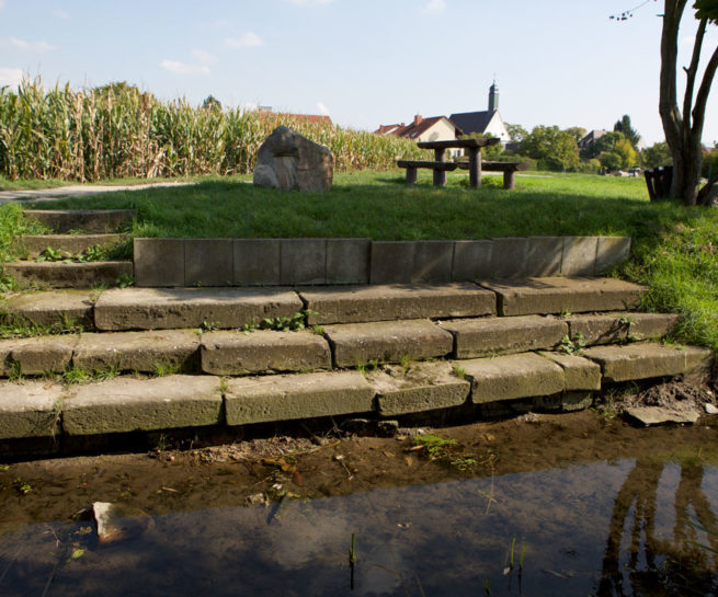 Frühere Waschplatz der Meckenheimer